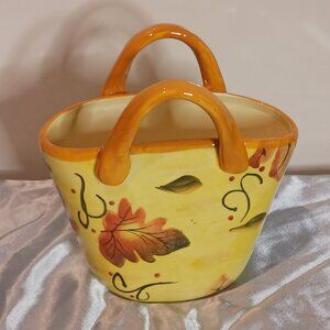 WCL Ceramic Fall Themed Basket